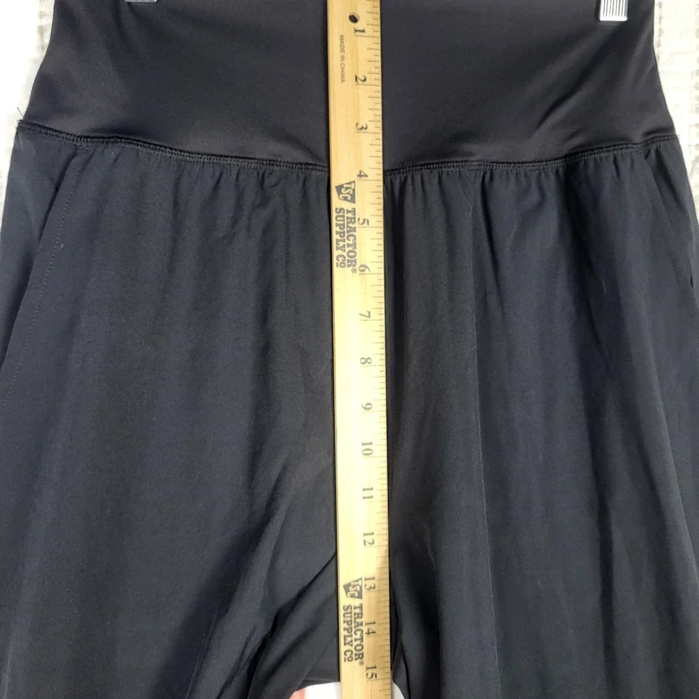 Halara Breezeful High Waisted RuffleWide Leg Quick Dry Pants Women's Small Black - Picture 14 of 16
